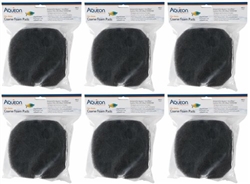 Aqueon QuietFlow Canister Filter 200 Replacement Coarse Foam Pads, 12-Pack Package