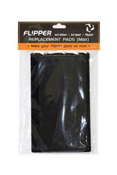 Flipper Max Replacement Pads NEW STYLE (1X Felt, 1X Scrubber Pad & 2X Small Pads)