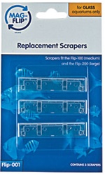 Mag Flip 100 Medium & Mag Flip 200 Large Replacement Scrapers for Glass
