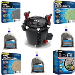 Fluval FX4 High Performance Canister Filter & Media Upgrade Package