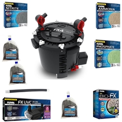 Fluval FX4 High Performance Canister Filter w/ Media & UV Upgrade Package