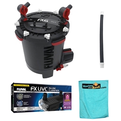 Fluval FX6 High Performance Canister Filter & UVC Clarifier Package