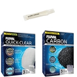 Fluval 105/205 Canister Filter Monthly Maintenance Kit Package