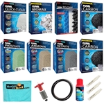 Fluval 307 Canister Filter 3-Month Replacement Media PLUS & Annual Maintenance Parts Package