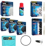 Fluval 406 Canister Filter 3-Month Replacement Media & Annual Maintenance Parts Package