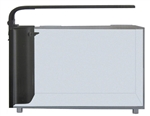 JBJ Rimless Desktop 6 Gallon Curved Glass Aquarium w/ LED Light (RL-6-CP)