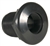 JT Manufacturing Bulkhead 3/4" Thread x Thread, Black