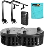 Kessil TWO A360X Tuna Sun LED Lights, WiFi Dongle, TWO Mounting Arms & Towel Package