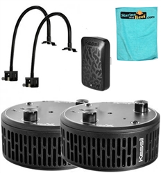 Kessil TWO A360X Tuna Sun LED Lights, WiFi Dongle, TWO Goosenecks & Towel Package