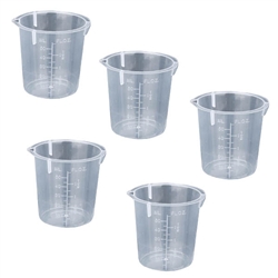 Aquarium Additive 50 ml Measuring Beaker 5 Pack