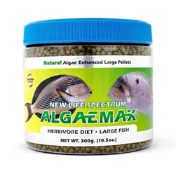New Life Spectrum AlgaeMax Pellets, 3mm - 3.5mm, Large Fish, 300 grams