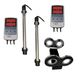 H2Pro 2X200 Watt Heater & IceCap Double Magnet Mount Package