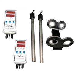 H2Pro 2X5800 Watt Heater & IceCap Double Magnet Mount Package