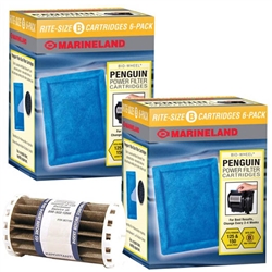 Marineland Penguin BIO-Wheel 150 & 125 Rite-Size B Replacement Filter Cartridge 12-Pack & Bio-Wheel Assembly Package