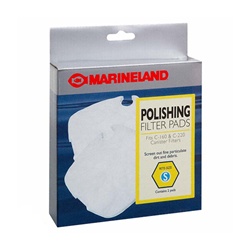 Marineland Canister Filter C-160 & C-220 Polishing Filter Pads, Rite-Size S