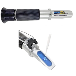 The MarineAndReef.com Reefractometer Refractometer is designed specifically for marine and aquarium salt water