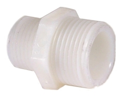 Ocean Clear Canister Filter Replacement Nylon Nipple 3/4" MPT x 3/4" MPT. Ocean Clear (Red Sea) Part # 82191.