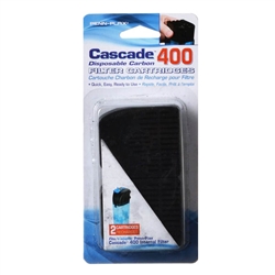 Penn-Plax Cascade 400 Internal Filter Replacement Carbon Cartridges 2-Pack (CIF11)