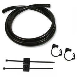 Mounting Kit for Return Jet w/ 5 feet of 3/4" Black Hose and TWO 3/4" Hose Clamp Package