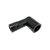 Elbow 1/2" Hose Barb x 1/2" SPG Black (NON-PVC)