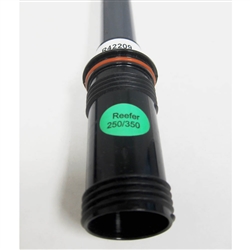 Replacement Red Sea Reefer 250/350 Aquarium Overflow Downpipe. Also fits 250 V3. Length: 20-1/2". Red Sea Part # 42209.