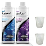 Seachem Fusion 1, Fusion 2, 500 ml & 2X Measuring Cups Package