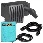 Two Little Fishies Xaqua InOut Overflow and Return, Hose Kit, & Towel Package