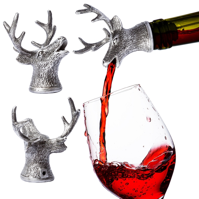 Stainless Steel Deer Wine Pourer and Aerator