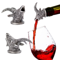 Stainless Steel Goat Wine Pourer and Aerator