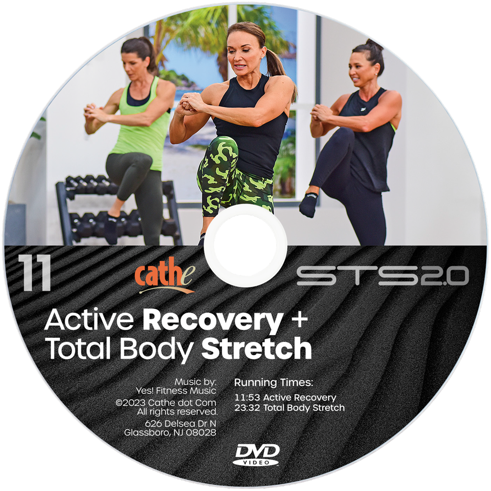 STS 2.0 Active Recovery + Total Body Stretch DVD for Women & Men