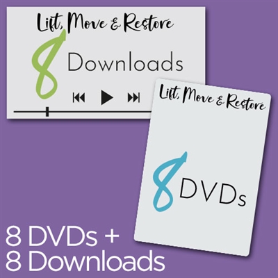 Cathe Friedrich's  Lift Move & Restore workout DVD and download series