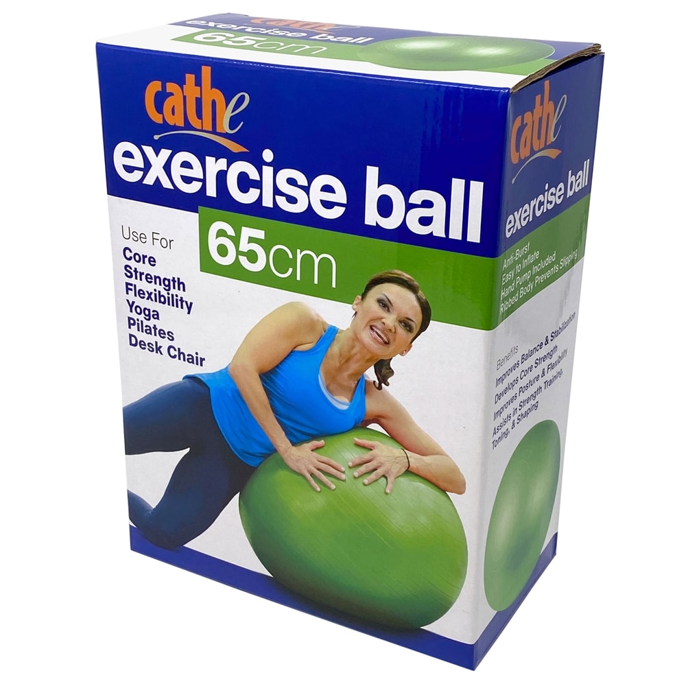 Cathe 65 cm Anti-Burst Green Stability & Exercise BALL
