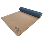 Cathe Lay-Flat Premium Natural Cork Extra Thick Exercise & Yoga Mat