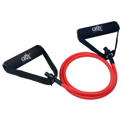 Cathe Red Resistance Tube With Handles