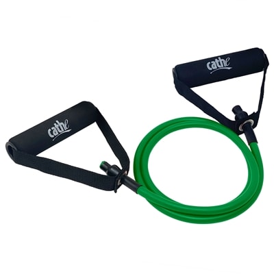 Cathe Green Resistance Tube With Handles