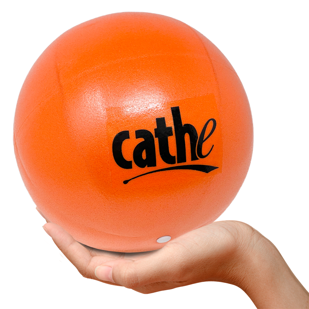 Cathe Friedrich small Mini Yoga Exercise Ball is for barre, yoga, Pilates,  and physical therapy
