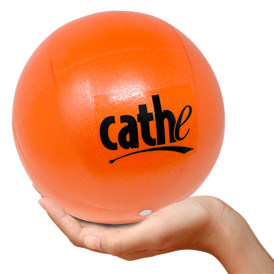 Cathe Friedrich Orange Mini Yoga Exercise Ball