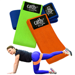 Cathe Fabric Boss Loops Glute & Core Exercise Bands