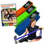 Cathe Fabric Boss Bands & Total Body Workout DVD