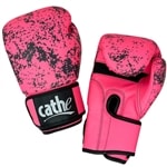 Cathe neon pink 12 oz boxing gloves
