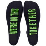 Cathe Says Training Sock - We're In This Together - black - medium