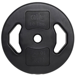 Cathe STS Barbell Black Ten Pound Vinyl Weight Plates