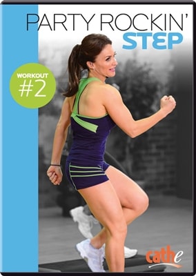 Cathe Friedrich Party Rockin Step Two aerobic step DVD