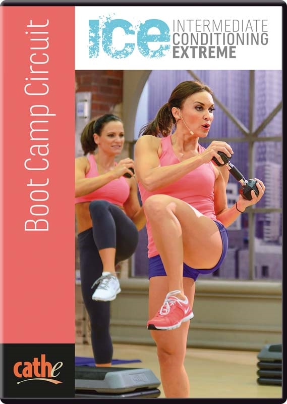Cathe Friedrich ICE Boot Camp Circuit workout and exercise DVD.