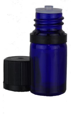 5 ml Cobalt Blue Glass Bottle | Purify Skin Therapy