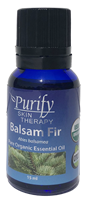 USDA certified organic Balsam Fir Essential Oil | Certified Pure Organic Essential Oil Blend | Purify Skin Therapy