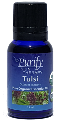 USDA Certified Organic Tulsi Essential Oil | 100% Pure Premium Grade | Purify Skin Therapy