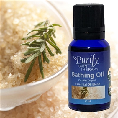 USDA Certified Organic Bathing Essential Oil | 100% Pure Premium Grade | Purify Skin Therapy