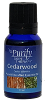 USDA Certified Organic Cedarwood Essential Oil | 100% Pure Premium Grade | Purify Skin Therapy