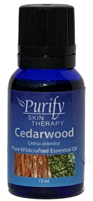 USDA Certified Organic Cedarwood Essential Oil | 100% Pure Premium Grade | Purify Skin Therapy
